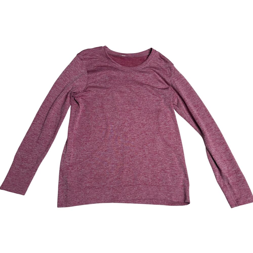 Lululemon Swiftly Tech Top Women's 6 Pink Heathered Pomegranate Pink Peony